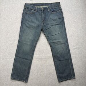 Levis Jeans Mens 38x32 Blue Denim Pants 559 Relaxed Straight American Classic